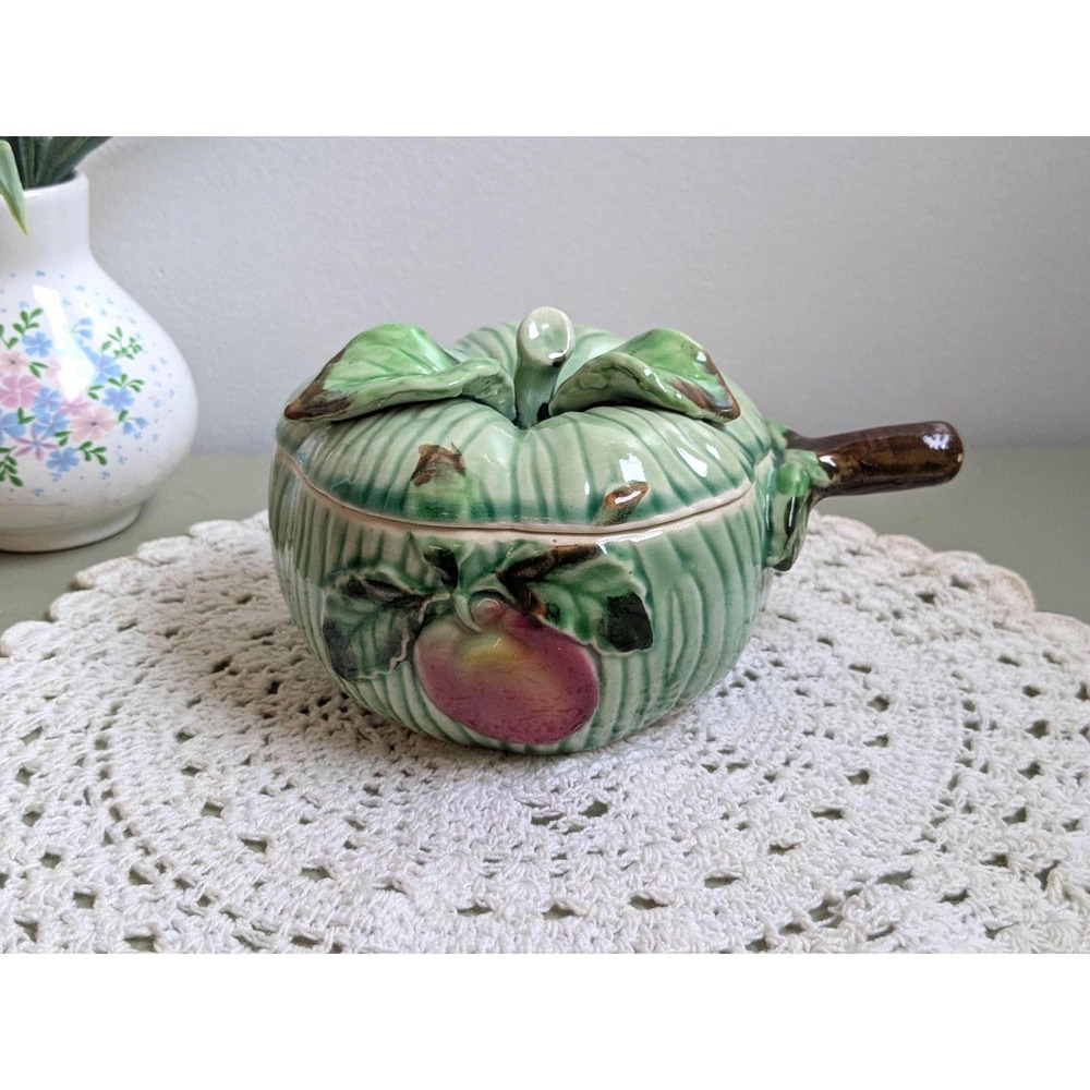 Vintage Made in Japan Apple Kitchen Canister Set of‎ 3 - Picture 14 of 16